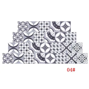 Mode Vandtæt Keramiske Fliser Mærkat, Selvklæbende 3D-Gulvtæppe Wall Stickers Til Stue, Soveværelse, Køkken 20x500CM J2