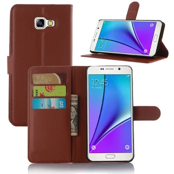 Mode Wallet PU Læder Cover Til Samsung Galaxy A5 2016 A510 Flip Beskyttende Telefonen Tilbage Shell Card Slot Indehavere