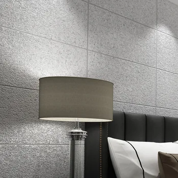 Moderne 3D-Imiteret Marmor Fliser Gitter Tapet Soveværelse, Opholdsstue, TV Baggrund Strømmer Ikke-vævet Stribet Væg Papir