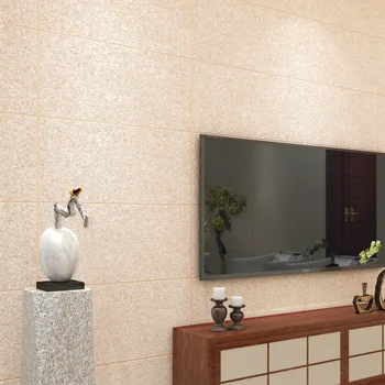Moderne 3D-Imiteret Marmor Fliser Gitter Tapet Soveværelse, Opholdsstue, TV Baggrund Strømmer Ikke-vævet Stribet Væg Papir