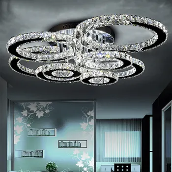 Moderne LED Krystal Loft Lys Til stuen luminarias para sala plafon Loft Lampe lampe Til Soveværelset Lamparas De Techo