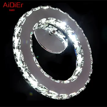 Moderne LED krystal væglampe kort, der bor roomled crystal cirkel væglampe belysning af Høj kvalitet lys