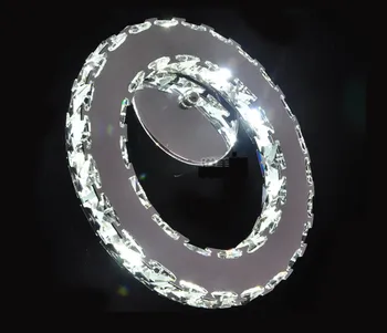 Moderne LED krystal væglampe kort, der bor roomled crystal cirkel væglampe belysning af Høj kvalitet lys
