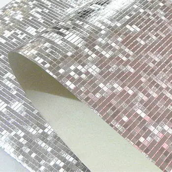 Moderne Luksus Glitter Mosaik, Tapet Roll Baggrund Væggen Guld Folie Væg Papir KTV Bar Room Decor Sølv Loft, Væg, der Dækker