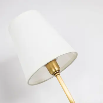 Moderne væglampe Fuld Kobber Wall Sconces Stof Lampeskærm Badeværelse Spejl Seng Kabinet Inventar, Belysning i Hjemmet BLW033