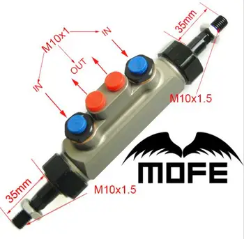MOFE Racing Stempel-Hydraulisk Drift Håndbremsen Dobbelt Pumpe Tandem Master Cylinder for Hånd bremse-ID 0,7 tommer