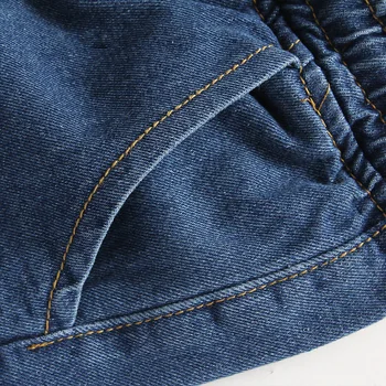 MOGU 2017 Nye Løbere Mænd i Fuld Længde Håndjern Jeans Plus Størrelse 5XL Elastisk Talje Jeans Mænd Lys Blå Farve Ripped Jeans Til Mænd