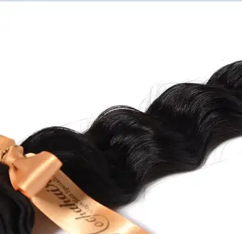 MOKKA Hair 3 Bundter Virgin Brazilian Hår Løs Bølge Uforarbejdede Human Hair Extension Naturlige Farve Gratis Fragt