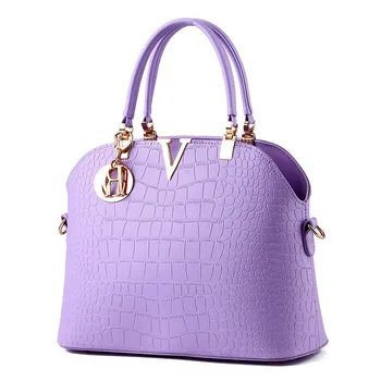 MONNET CAUTHY Kvinders Taske Kortfattet Elegant Dame Fritid Nye Mode Håndtaske ensfarvet Lavendel-Pink Sort Hvid Vin Rød Totes
