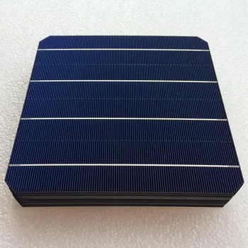 Mono solcelle panel 21.6% høj effektivitet 5.37 W/pc nok udgangseffekt En klasse monokrystallinske DIY solar panel celle 6x6