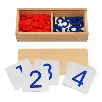 Montessori Træ Tællere og Numberals legetøj for børn at Lære Matematik Af lige Og Ulige Tal Pædagogisk Legetøj oyuncak