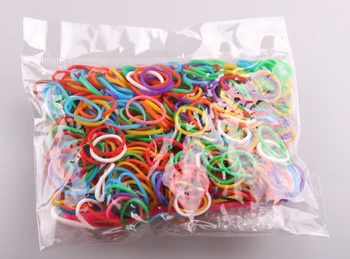 MOODPC 5packs (600 farve mix-pack) Gave Væven Kits Sjov Væven elastikker Kit DIY Armbånd Farverige Børn Toy Gave