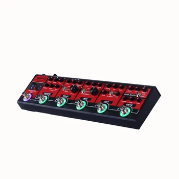 MOOER Røde Lastbil 6 effektpedaler, der er indbygget i 1-enkelt enhed.boost,overdrive,Distortion,modulatiom,Delay,reverb