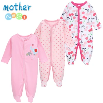 Mor Nest 3 PC ' er/MASSE Baby Boy Tøj Komfortable Baby Rompers Vinter Tyk Klatring Tøj Nyfødte Baby 0-12 M Tøj Unisex