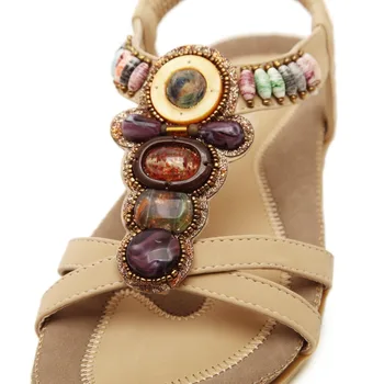 MORAZORA Stor størrelse 35-44 Kinas style kvinde sko PU string perle platform sko sommeren kvinder sandaler party mode