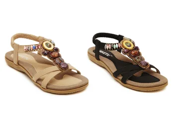 MORAZORA Stor størrelse 35-44 Kinas style kvinde sko PU string perle platform sko sommeren kvinder sandaler party mode
