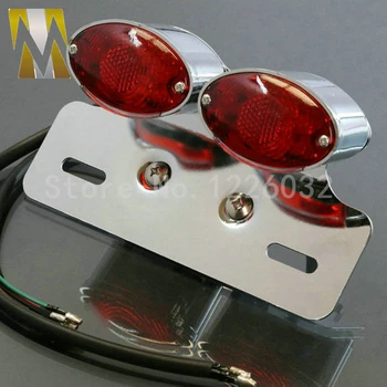 Motorcykel Bærbare Integreret LED Bremse+blinklys og baglygter Motorcykel Bagerste blinklys Tilbehør