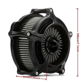 Motorcykel Turbine Spike For Harley Spike Air Cleaner Indtagelse Filter til Sportster XL 883 1200 48 72 1991-
