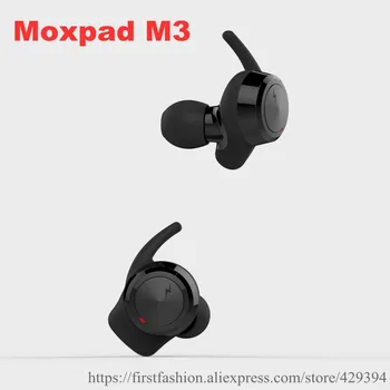 Moxpad M3 Trådløse Hovedtelefoner Dynamiske Dual Drivere til Bluetooth 4.1 TWS Øretelefoner Musik i Stereo Headsets Hånd Fri med Detailhandel gaveæske