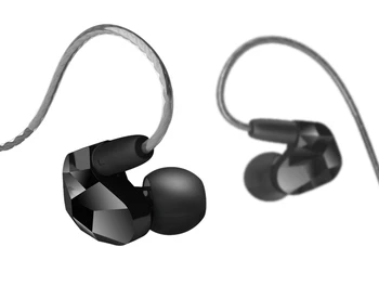 Moxpad X9 3,5 mm I ear Headset med Dobbelt Dynamisk Driver Musik, Hifi Bass-Hovedtelefoner Sport Hovedtelefoner med Mikrofon Til Smart Phones Med Box