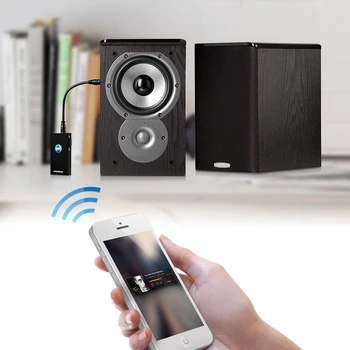 Mpow Trådløse Bluetooth Bluetooth Højttaler Audio Streaming af Musik Omstillelig Sender, Modtager, Afsender Adapter til Højttalere, TV