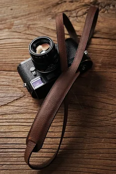 Mr. stone Håndlavet i Ægte Læder Remmen Kamera Skulder Slynge Bælte Til Canon Nikon Sony FUJI Fuji, Leica, Pentax