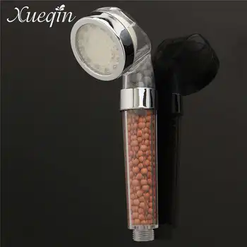 Mrosaa Badeværelse LED brusehoved Håndholdte Temperatur Sensor Farverige LED Lys Anion SPA Badekar Filter Tryk Sprøjte