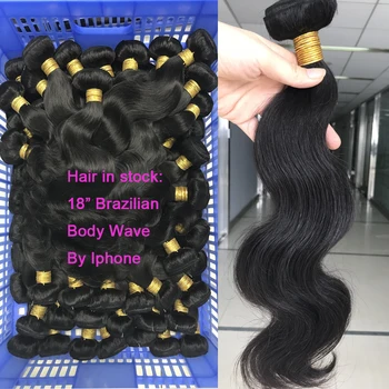 Ms Kat Hår Body Wave Brazilian Hår Væve Med Lukning 3 Bundle Med Lace Lukning 4stk/Masse Remy Human Hair Bundter Med Lukning