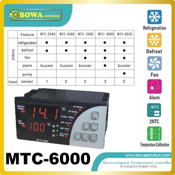 MTC-6000 elektronisk kontrol med 2 sensorer input, kompressor, afrimning, ventilator og alarm output erstatte danfoss ERC214
