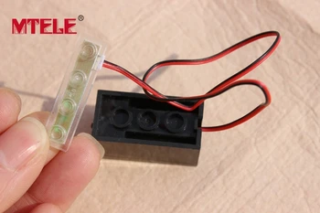 MTELE Mærke 1*4 LED-Lys Op Kit Legetøj Med Power Box For Mursten Sæt Modeller byggesten DIY Kit Legetøj Kompatibel med Lego