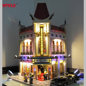 MTELE Mærke FØRTE Blok Lys Up kit Til Skaberen City Street Palads Biograf Model Kompatibel med Lego 10232