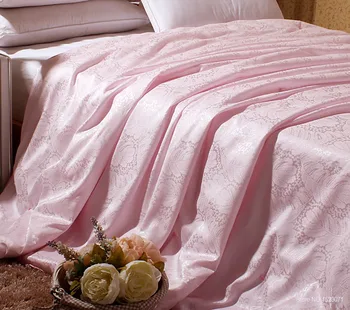 Mulberry silke ren naturals tæppe/dyne/sengetøj/dyne fyld til vinter/sommer konge dronning twin size hvid/rød farve