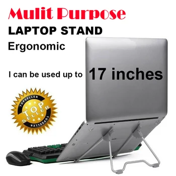 Mulit formål sammenklappelig suporte para notebook stand køler til bærbar computer køling protable laptop tabel overvåge indehaveren 14