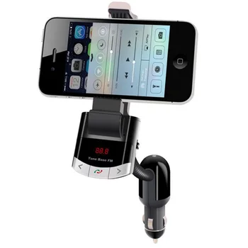 Multi Bluetooth Car Kit telefonholder Oprindelige BT8118 BT Håndfri Opkald FM-Senderen med USB-Oplader Støtte til Afspilning af Musik