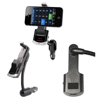 Multi Bluetooth Car Kit telefonholder Oprindelige BT8118 BT Håndfri Opkald FM-Senderen med USB-Oplader Støtte til Afspilning af Musik