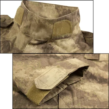 Multicam-Sort Militær Camouflage Uniform Passer Til Tatico Taktisk Militær Camouflage Airsoft Paintball Udstyr, Tøj