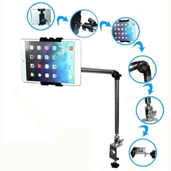 Multifunktion 360 Graders Fleksibel, Skalerbar Arm Tablet/Telefon Universal holder til Iphone Ipad Liggestol Bed Desktop, Tablet Står