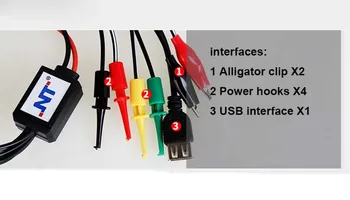Multifunktionelle DC spænding Regulator Stabilisator kabel ledning strømforsyning interface Kabel-line mobiltelefon reparation værktøjer+ USB