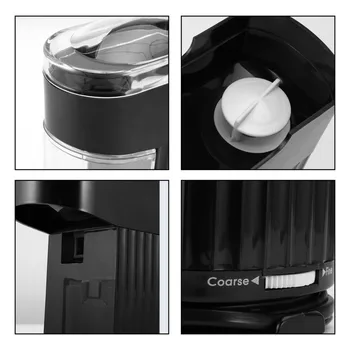 Multifunktionelle Elektriske kaffemølle i Rustfrit Stål Bean Spice Kaffefaciliteter slibemaskine Hurtige Og Mølle EU Stik