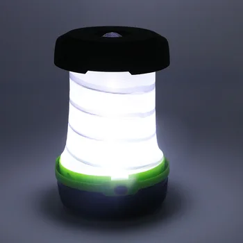 Multifunktions Udtrækkelig LED Udendørs Vandtæt Camping Lantern Bærbare Mini Telt Lys Nødsituation Lampe Lomme Lommelygte AA