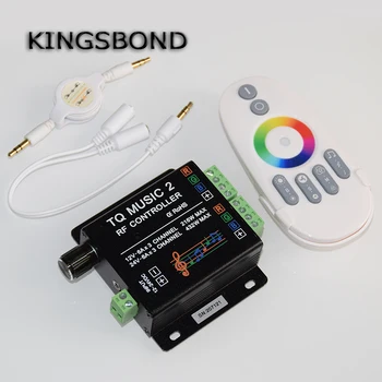 Music2 Controller Led RGB Musik Controller RF-Fjernbetjening Intelligent Sonic Følsomhed Led-Baggrundslys, Fjernbetjening Gratis Fragt