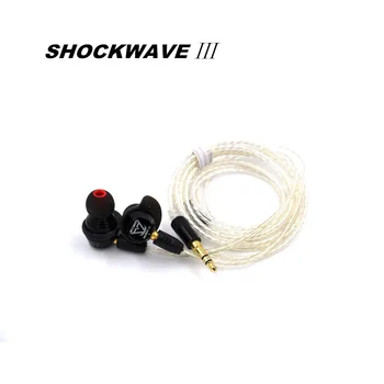 MusicMaker TONEKIN Shockwave III 11mm DD + 4BA Hybrid 5 Enhed I Øret Hifi-Musik-DJ Monitor Hovedtelefoner MMCX PK K3003 SE846 IE800