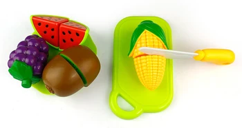 Mylb 24PCS Farverige Miniature Mad, Skære Grøntsager Toy Olastic Frugt, Mad, Legetøj Til Piger, Køkken Foregive Spille Sæt Til Børn