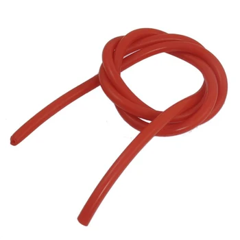 MYLB-4 mm Indvendig Dia 1M Længde Rød Silikone Vacuum Slange Slange
