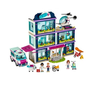 Mylb Venner Girl-Serien 932pcs byggesten legetøj Heartlake Hospital børn Mursten toy pige gaver Kompatibel Legoe