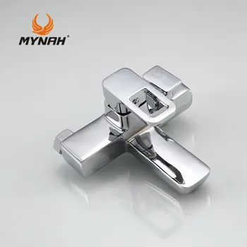 MYNAH Rusland gratis fragt Badeværelse Brusebad Vandhaner, Badekar Faucet Mixer vægmonteret Waterfall Badekar Faucet Vand Ventil M3049