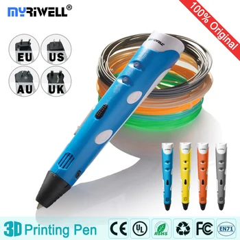 Myriwell 3d-pen 3d-penne,1.75 mm ABS/PLA Filament,pen 3d-model,Smart Creative3d pen doodler, Bedste Gave til Børn,3d tegning pen-3d