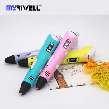 Myriwell 3d-pen 3d-penne,LED display,abs/pla Filament,3 d pen 3d model Smart 3d-pen 2017 Bedste gave børn maleri kreative