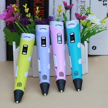 Myriwell 3d-pen 3d-penne,LED display,abs/pla Filament,3 d pen 3d model Smart 3d-pen 2017 Bedste gave børn maleri kreative