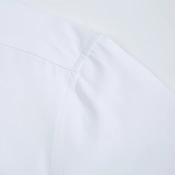 Mænd ' s Premium Solid langærmet Skjorte med brystlomme Høj kvalitet, Slim-fit Formelle Mandlige Business-Toppe Arbejde Office-Shirts